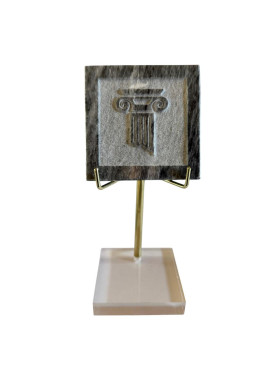 Ionic column in a square...